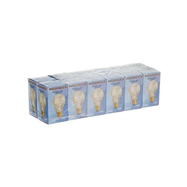 Light Bulb, 40W 130V, 12Pk